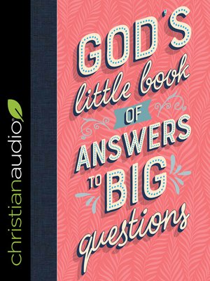 cover image of God's Little Book of Answers to Big Questions